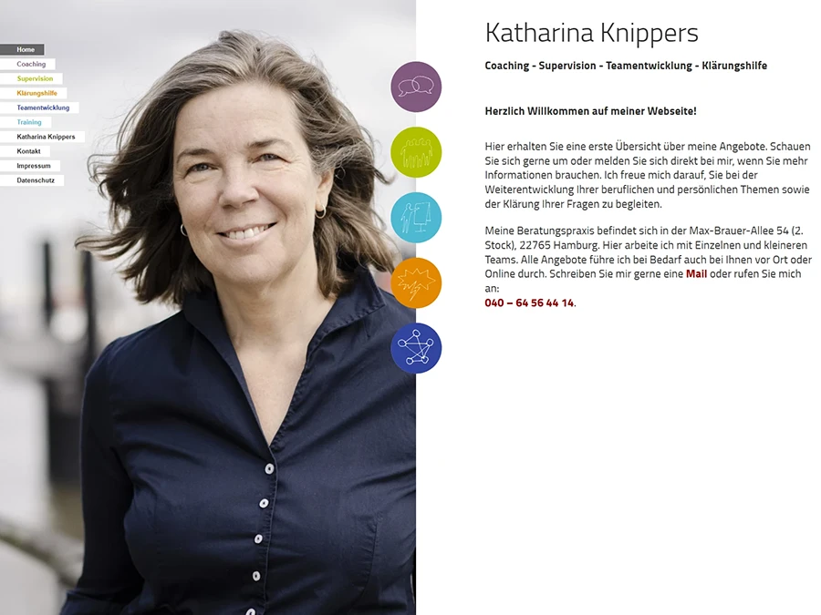 Referenz von Internet-Service Berlin: Katharina Knippers, Hamburg