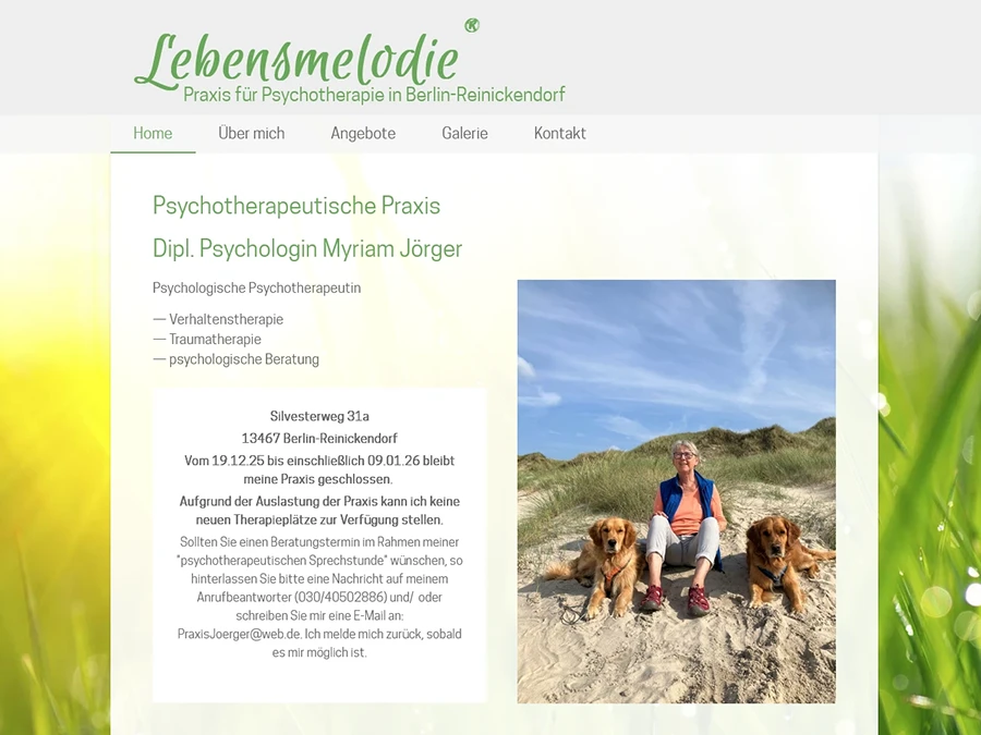 Referenz von Internet-Service Berlin: Lebensmelodie