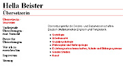Referenz Übersetzerin Hella Beister, Berlin - Internet-Service Berlin, Webdesign, Homepage-Erstellung, Online-Shop-Erstellung