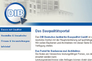 Referenz Deutsches Institut für Bauqualität - Referenzen Internet-Service Berlin - Webdesign, Homepage-Erstellung, Online-Shop-Erstellung