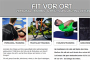 Referenz Fitvorort, Personal Trainer Christian Heppner, Berlin - Internet-Service Berlin - Webdesign, Homepage-Erstellung, Online-Shop-Erstellung