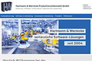 Referenz Hartmann & Wernicke Automatisierungstechnik Berlin - Referenzen Internet-Service Berlin - Webdesign, Homepage-Erstellung, Online-Shop-Erstellung