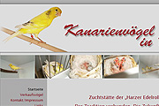 Referenz Kanarienvögel in Berlin  - Internet-Service Berlin - Webdesign, Homepage-Erstellung, Online-Shop-Erstellung