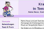 Referenz Krankengymnastik Berlin-Tempelhof, Raimo Hesse - Internet-Service Berlin - Webdesign, Homepage-Erstellung, Online-Shop-Erstellung