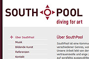 Referenz Künstleragentur SouthPool, Berlin - Internet-Service Berlin - Webdesign, Homepage-Erstellung, Online-Shop-Erstellung
