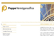 Referenz Poppe Vermögensoffice, Berlin - Referenzen Internet-Service Berlin - Webdesign, Homepage-Erstellung, Online-Shop-Erstellung