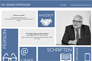 Referenz Bernd Sprenger, Coaching, Supervision, Mediation, Berlin - Internet-Service Berlin - Webdesign, Homepage-Erstellung, Online-Shop-Erstellung