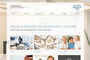 Referenz Website Zahnarztpraxis Zigelgänsberger - Internet-Service Berlin, Webdesign, Homepage-Erstellung, Online-Shop-Erstellung